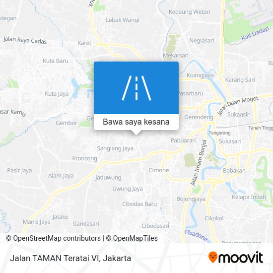 Peta Jalan TAMAN Teratai VI