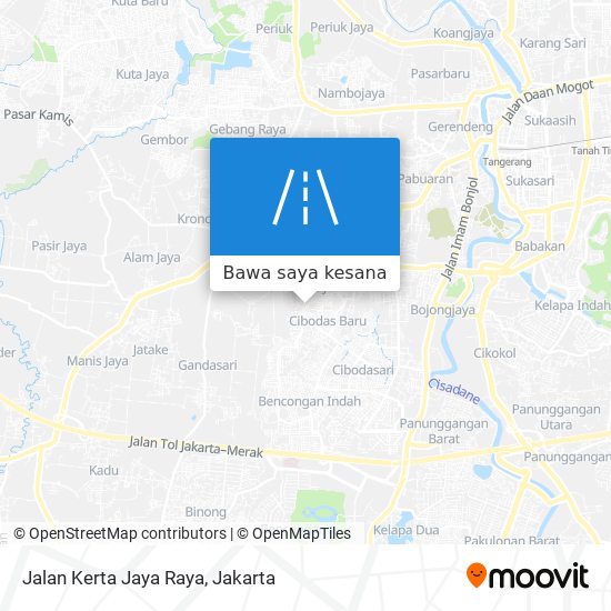 Peta Jalan Kerta Jaya Raya