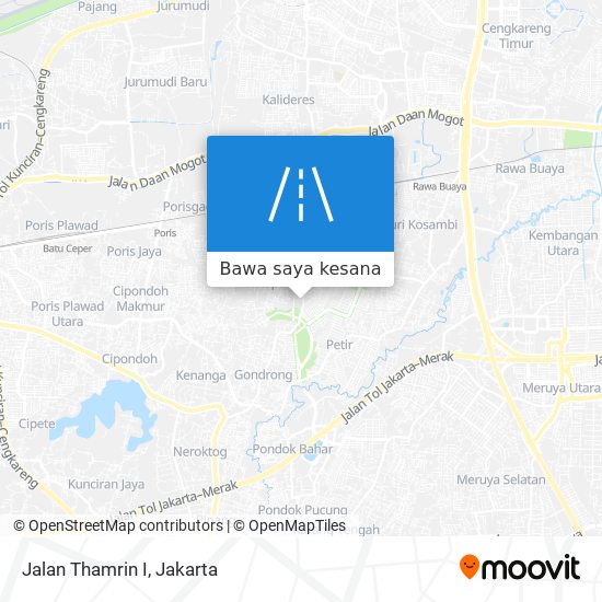 Peta Jalan Thamrin I