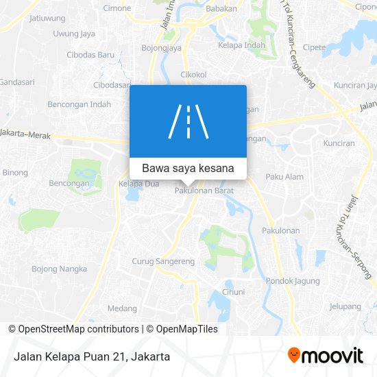 Peta Jalan Kelapa Puan 21
