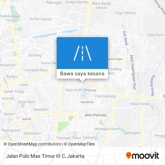 Peta Jalan Pulo Mas Timur III C