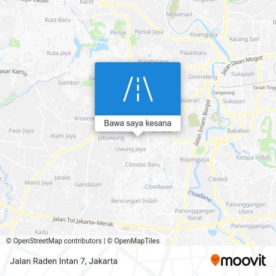 Peta Jalan Raden Intan 7