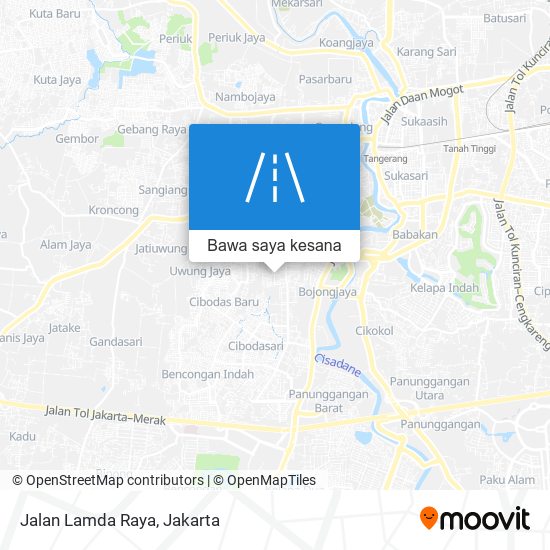 Peta Jalan Lamda Raya