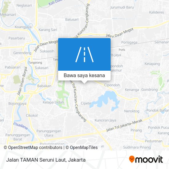 Peta Jalan TAMAN Seruni Laut