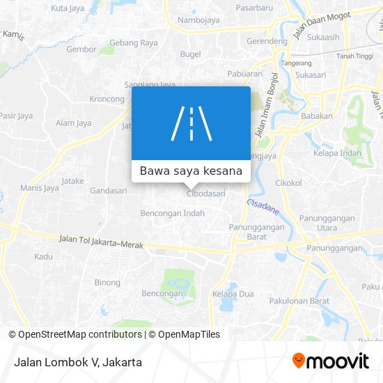 Peta Jalan Lombok V