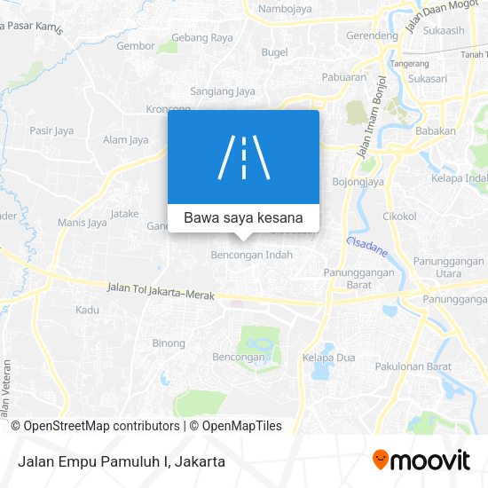 Peta Jalan Empu Pamuluh I