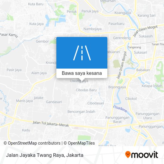 Peta Jalan Jayaka Twang Raya