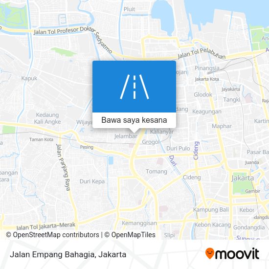 Peta Jalan Empang Bahagia