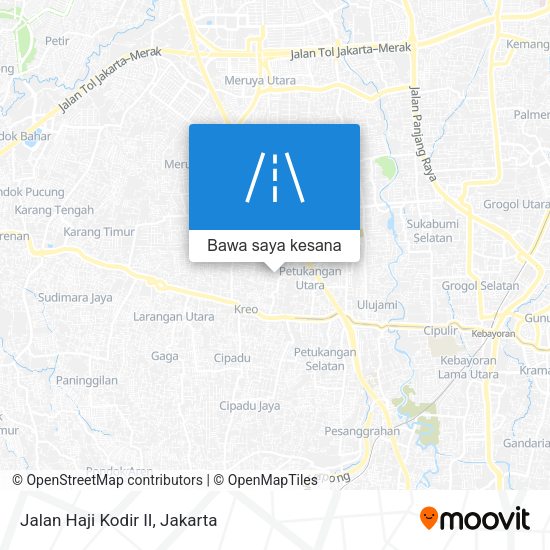 Peta Jalan Haji Kodir II