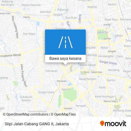 Peta Slipi Jalan Cabang GANG II
