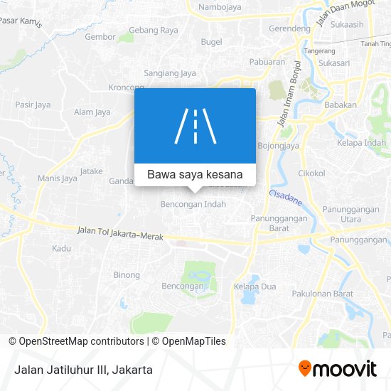 Peta Jalan Jatiluhur III