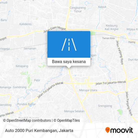 Peta Auto 2000 Puri Kembangan