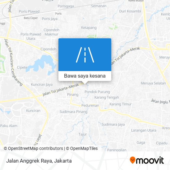 Peta Jalan Anggrek Raya