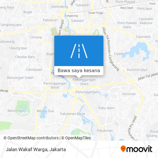 Peta Jalan Wakaf Warga