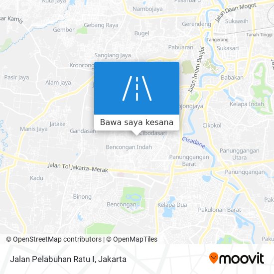 Peta Jalan Pelabuhan Ratu I