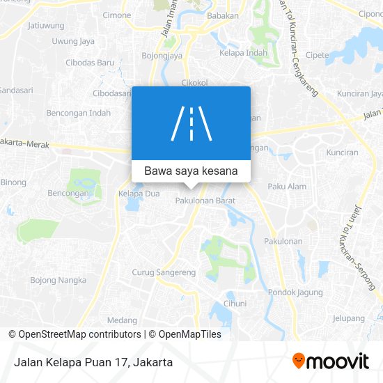 Peta Jalan Kelapa Puan 17