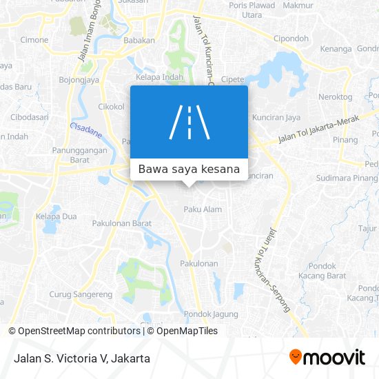 Peta Jalan S. Victoria V