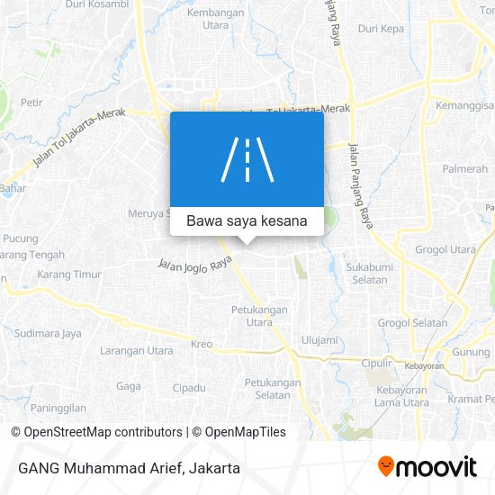 Peta GANG Muhammad Arief