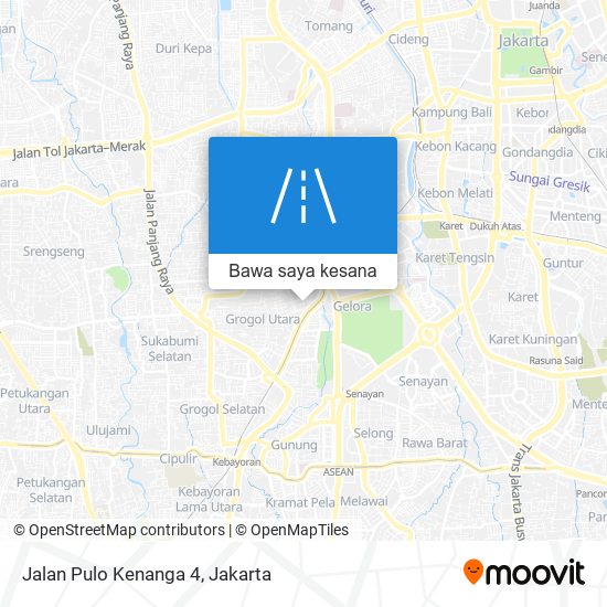 Peta Jalan Pulo Kenanga 4