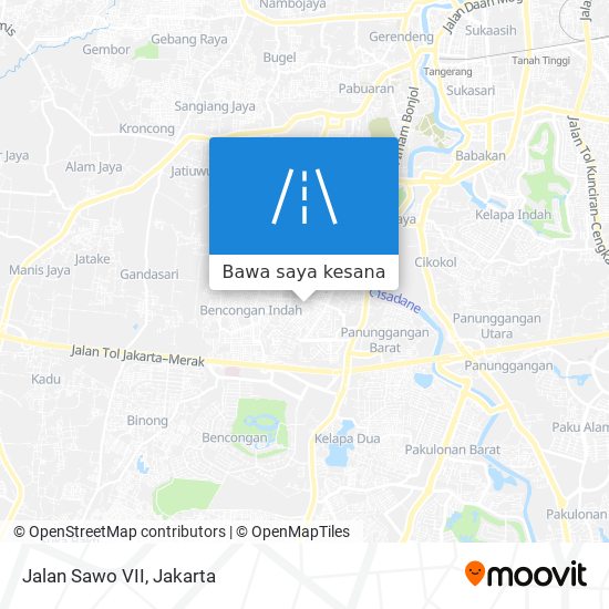 Peta Jalan Sawo VII