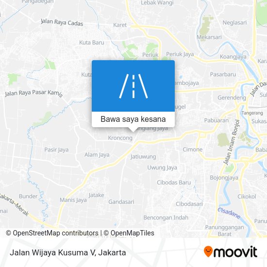 Peta Jalan Wijaya Kusuma V