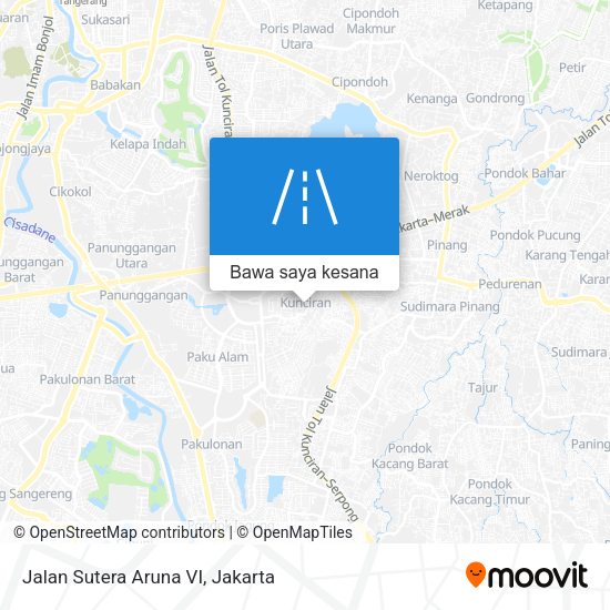 Peta Jalan Sutera Aruna VI