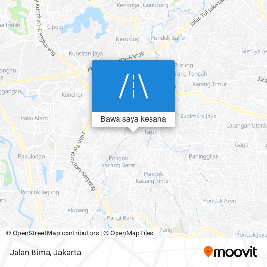 Peta Jalan Bima