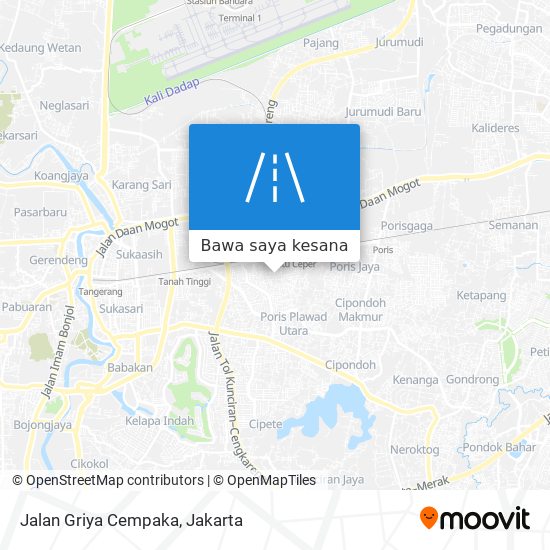 Peta Jalan Griya Cempaka