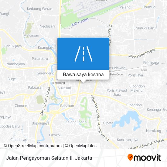 Peta Jalan Pengayoman Selatan II