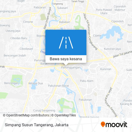 Peta Simpang Susun Tangerang