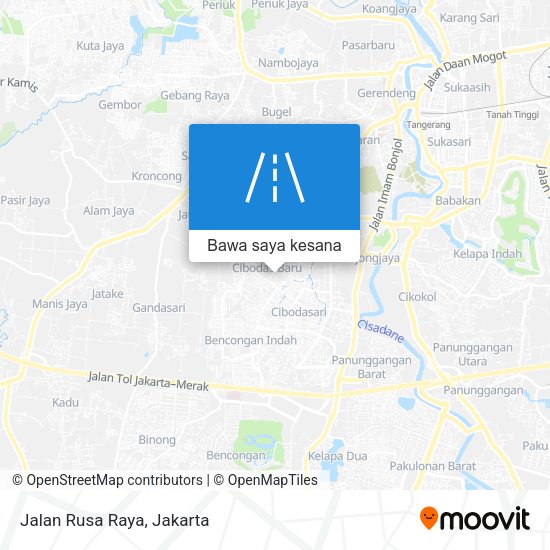 Peta Jalan Rusa Raya