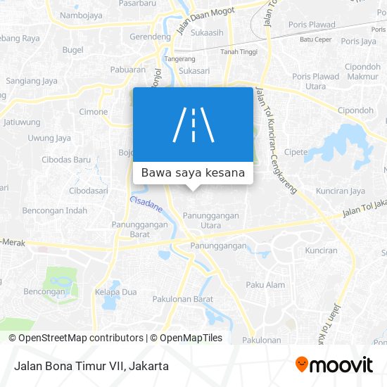 Peta Jalan Bona Timur VII