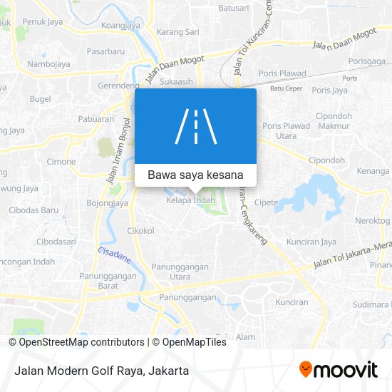Peta Jalan Modern Golf Raya