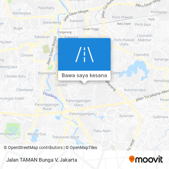 Peta Jalan TAMAN Bunga V
