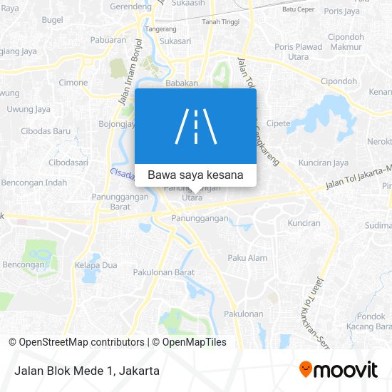 Peta Jalan Blok Mede 1