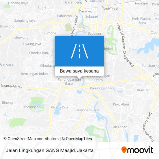 Peta Jalan Lingkungan GANG Masjid