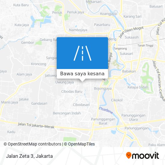 Peta Jalan Zeta 3