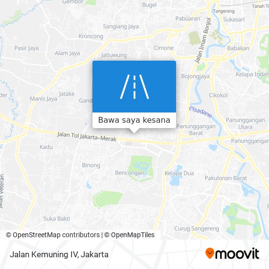 Peta Jalan Kemuning IV