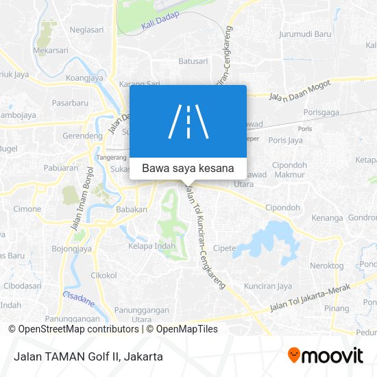 Peta Jalan TAMAN Golf II