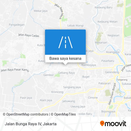 Peta Jalan Bunga Raya IV