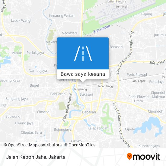 Peta Jalan Kebon Jahe