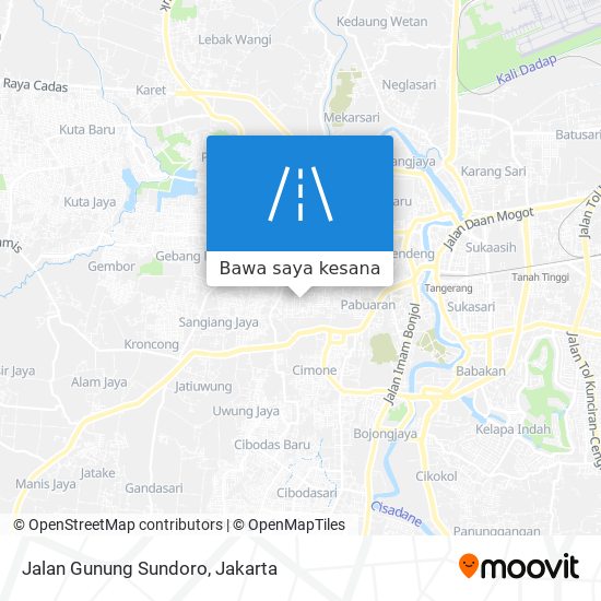 Peta Jalan Gunung Sundoro