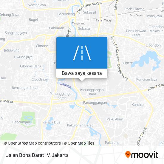 Peta Jalan Bona Barat IV