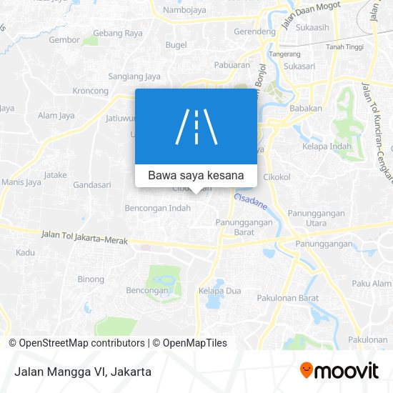 Peta Jalan Mangga VI