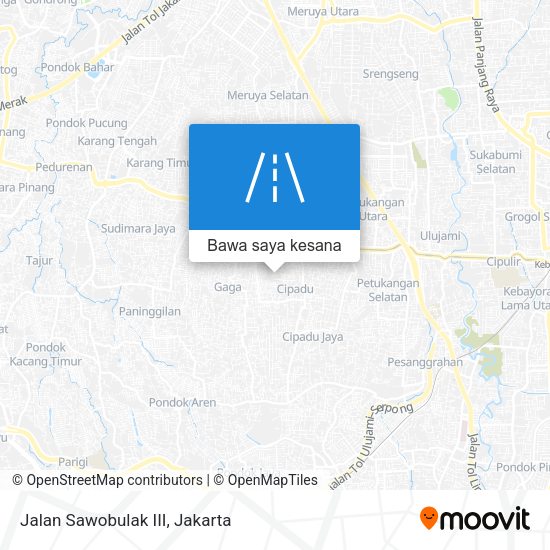 Peta Jalan Sawobulak III
