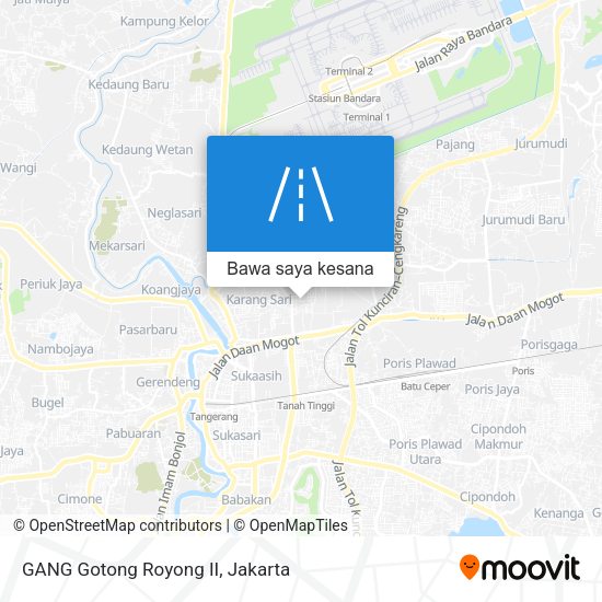 Peta GANG Gotong Royong II