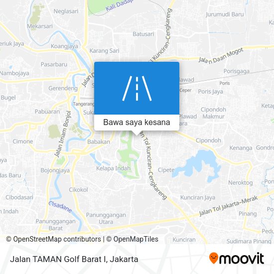 Peta Jalan TAMAN Golf Barat I