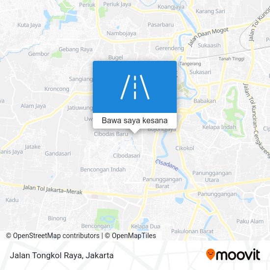 Peta Jalan Tongkol Raya