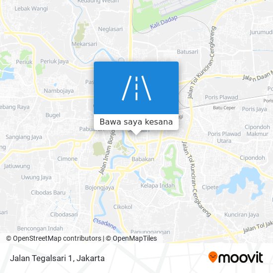 Peta Jalan Tegalsari 1