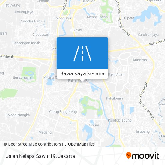 Peta Jalan Kelapa Sawit 19